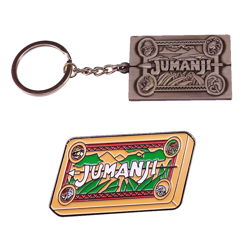Board Game Jumanji - Jumanji smalto pin misterioso scacchiera portachiavi