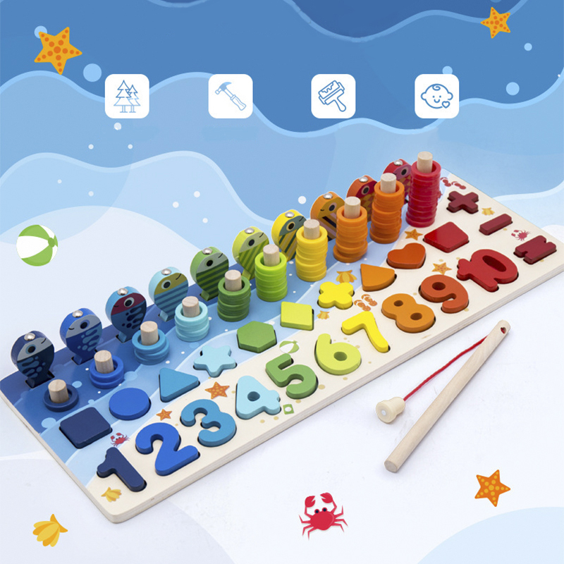 Board Game Harvest - Blocchi di Legno 3D per Bambini,