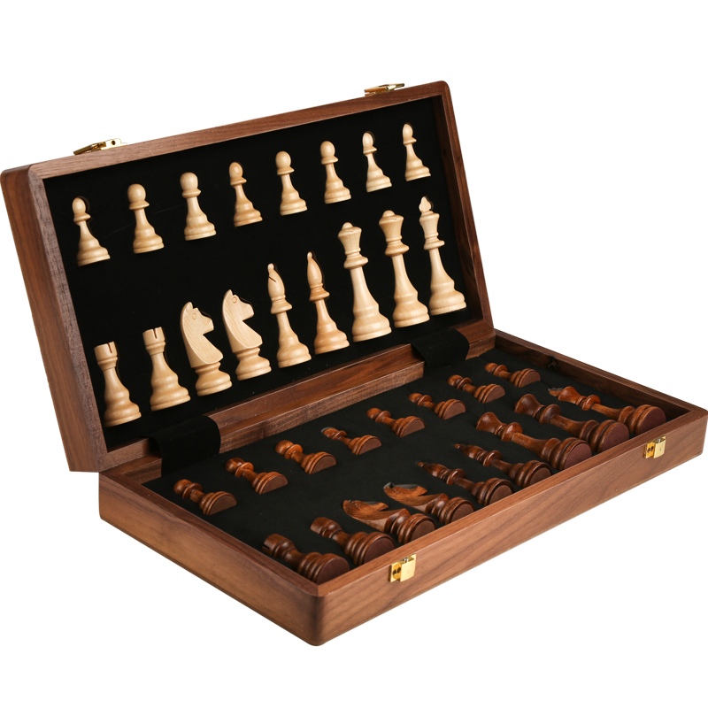 Board Game Yearbook - Set di scacchi Pieghevole in legno