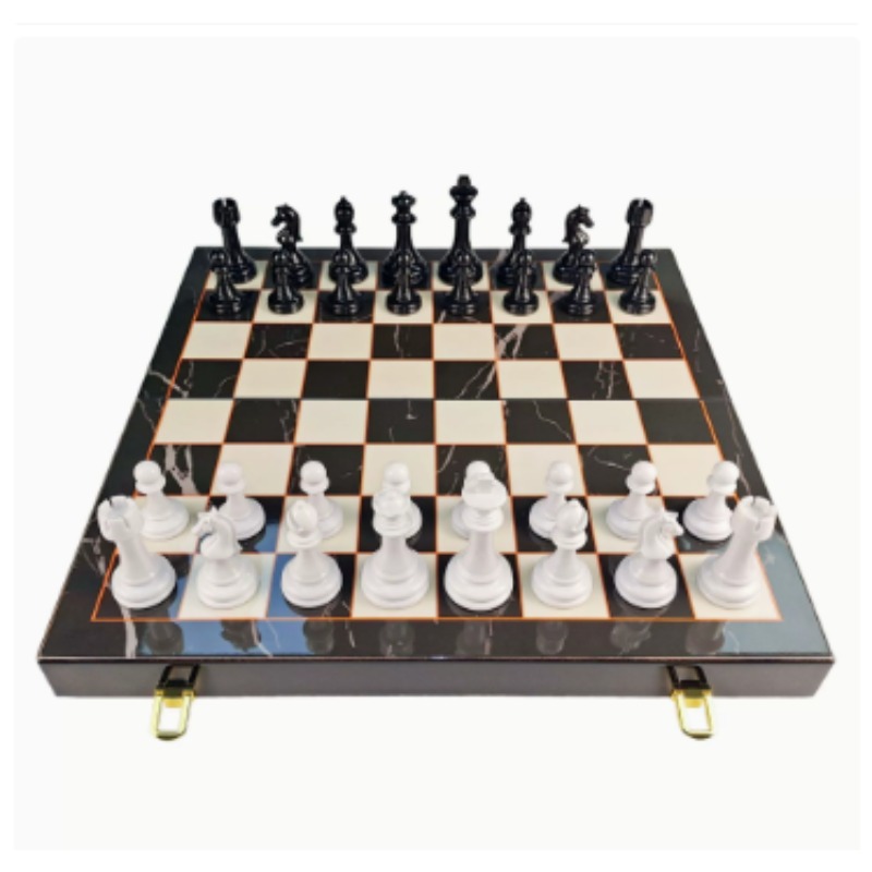 Board Game Education - Set di Scacchi in Legno Massello