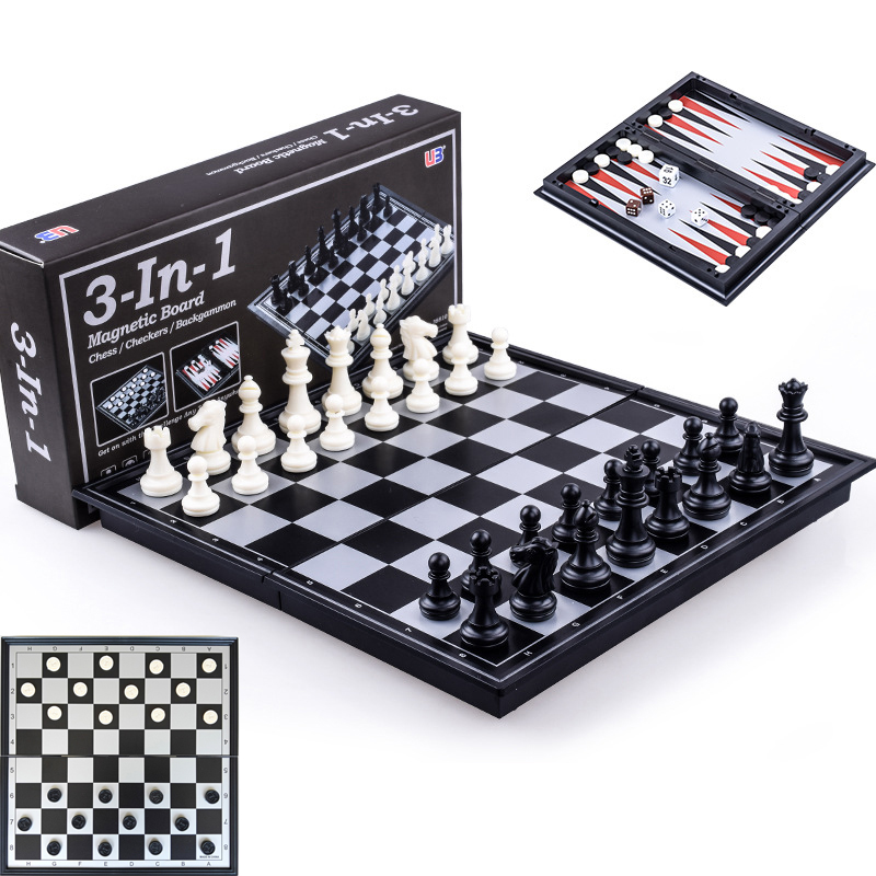 Board Game Harvest - Scacchi magnetici pieghevoli 25 cm Dama