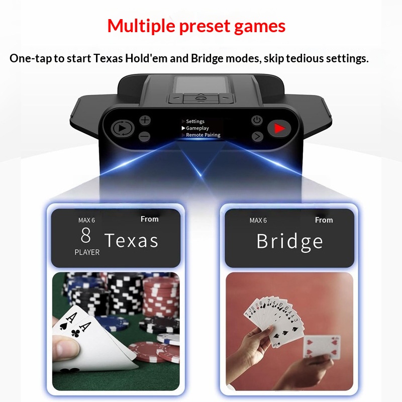 Board Game Hotel - Macchina Automatica per Mescolare Carte, Dispenser