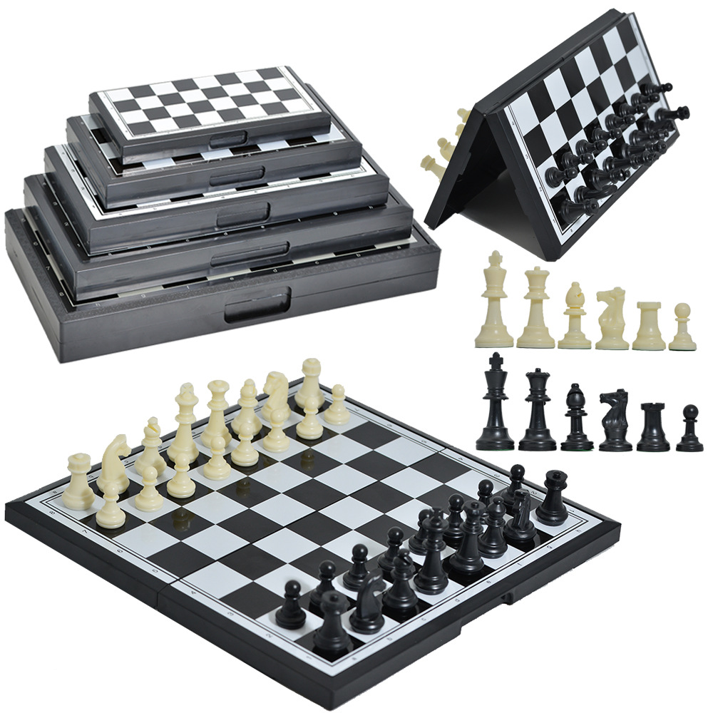 Board Game Yearbook - Scacchiera Magnetica Pieghevole, Gioco di Scacchi