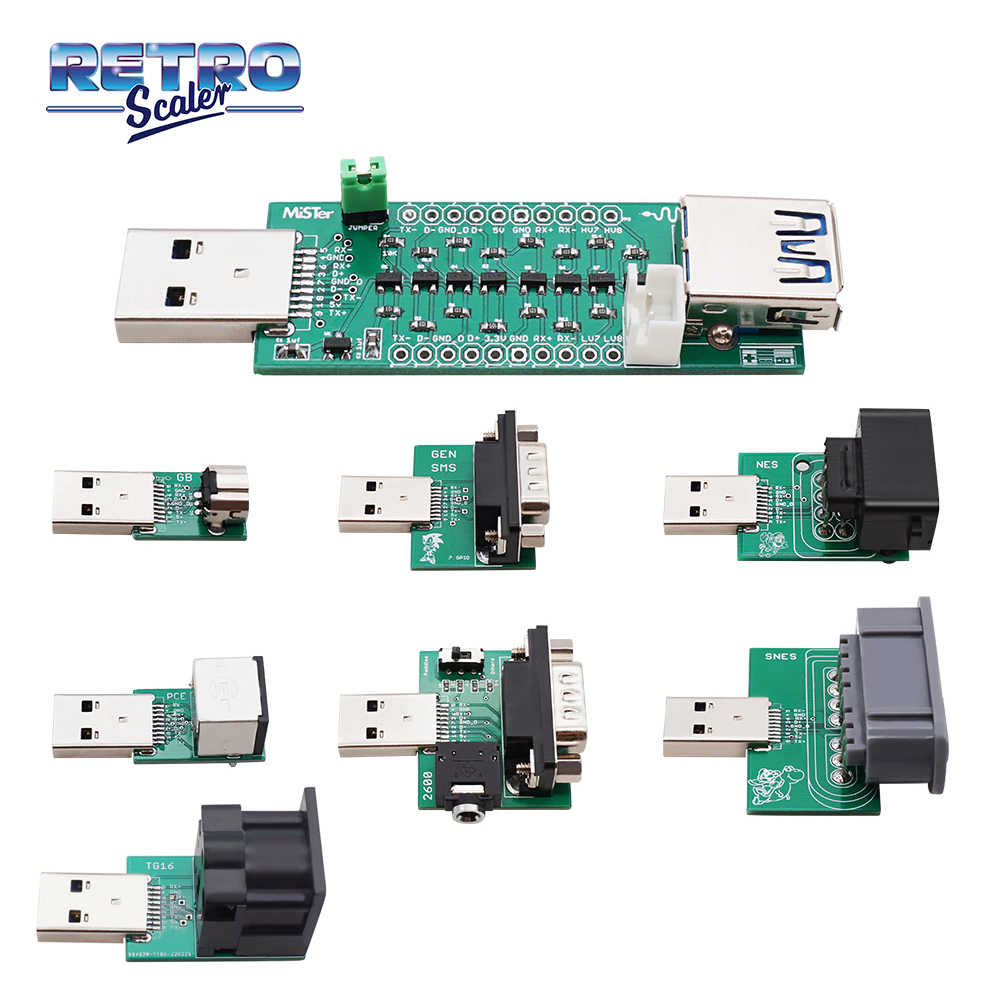 Board Game Io - RetroScaler USB 3.0 SNAC Adattatore Controller