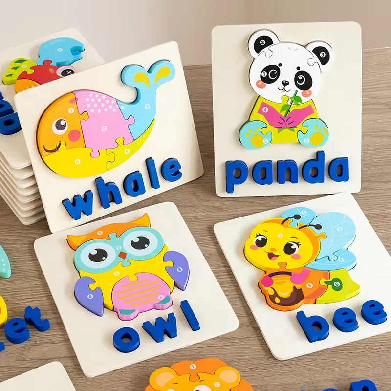 Board Game Education - Puzzle 3D con Animali e Traffico,