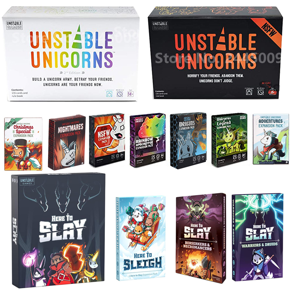 Board Game Zombicide - Unicorni gioco di carte natale speciale