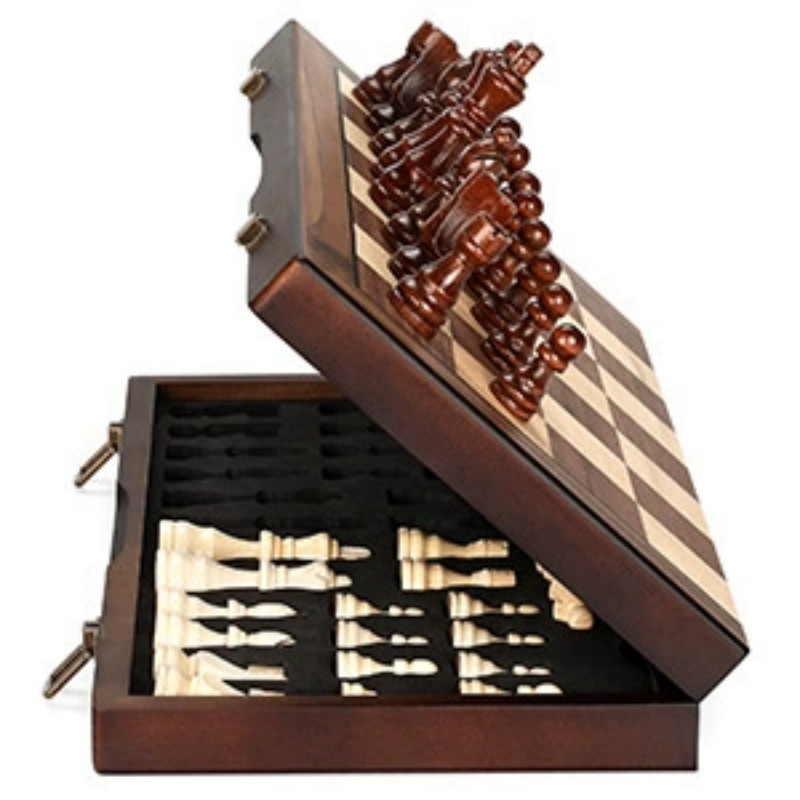 Board Game Yearbook - Set di Scacchi Magnetico in Legno