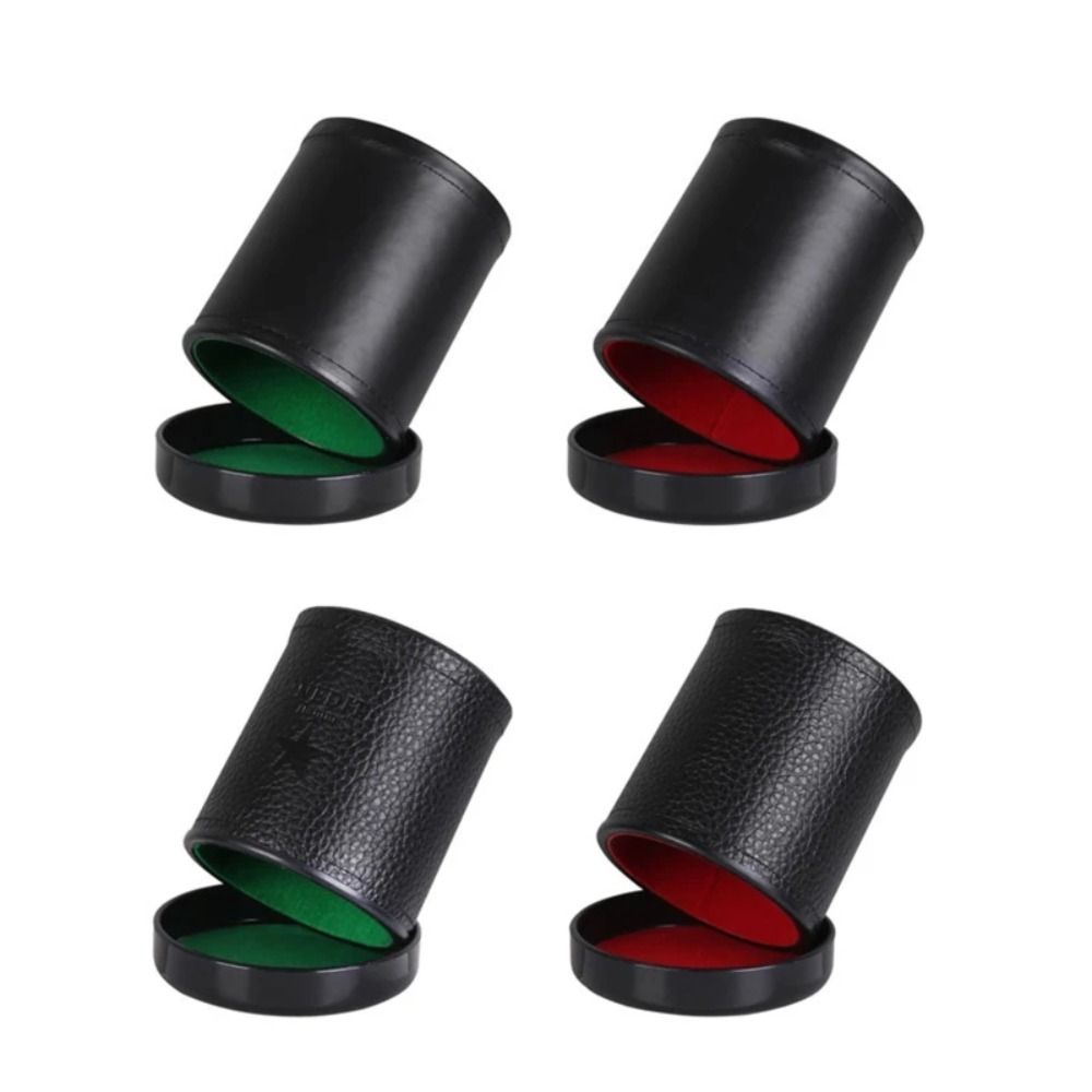 Board Game Yahtzee - Tazza per dadi in pelle con