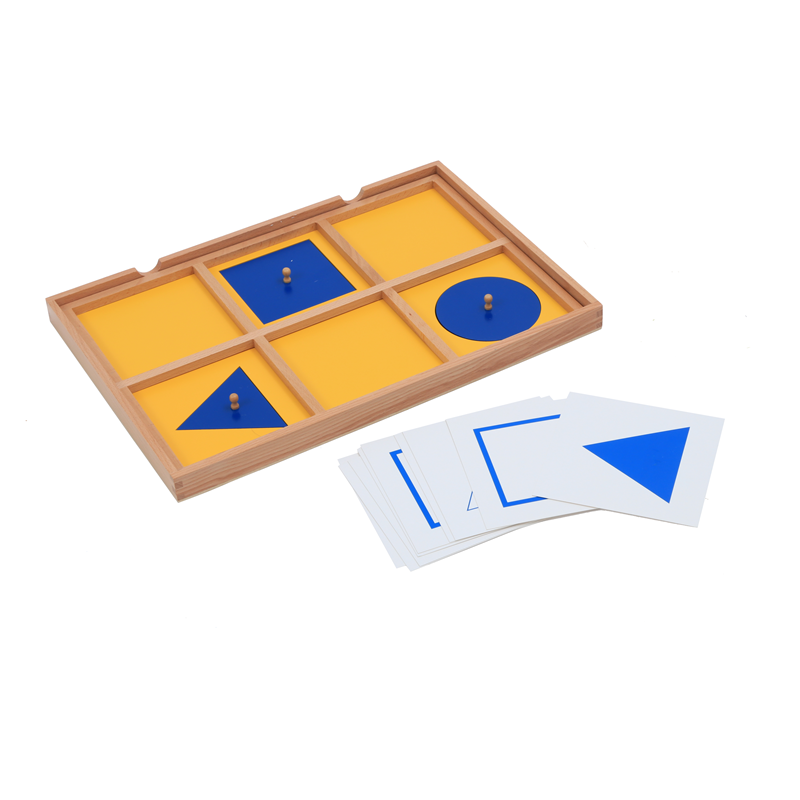 Board Game Education - Giocattoli sensoriali Montessori Vassoio dimostrativo geometrico