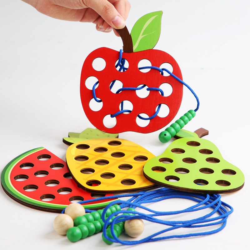 Board Game Education - 1Set Divertimento Per Bambini Montessori Frutta