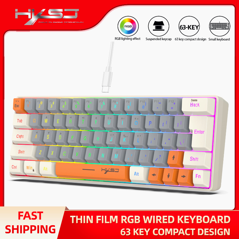 Tastiera RGB USB Cablata 63 Ta - Board Game Journal recensione e prezzo