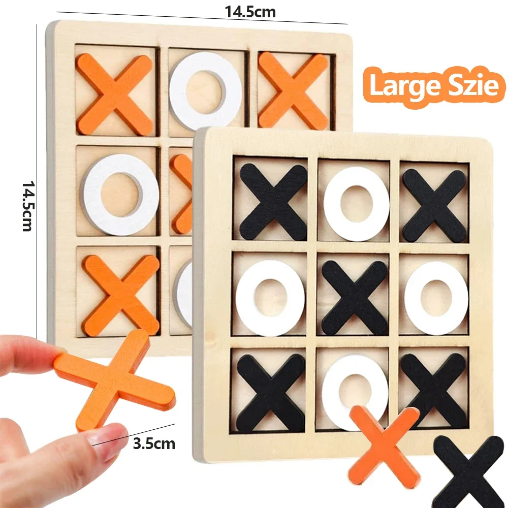 Legno XO Tic Tac Toe Gioco Min - Board Game Education recensione e prezzo