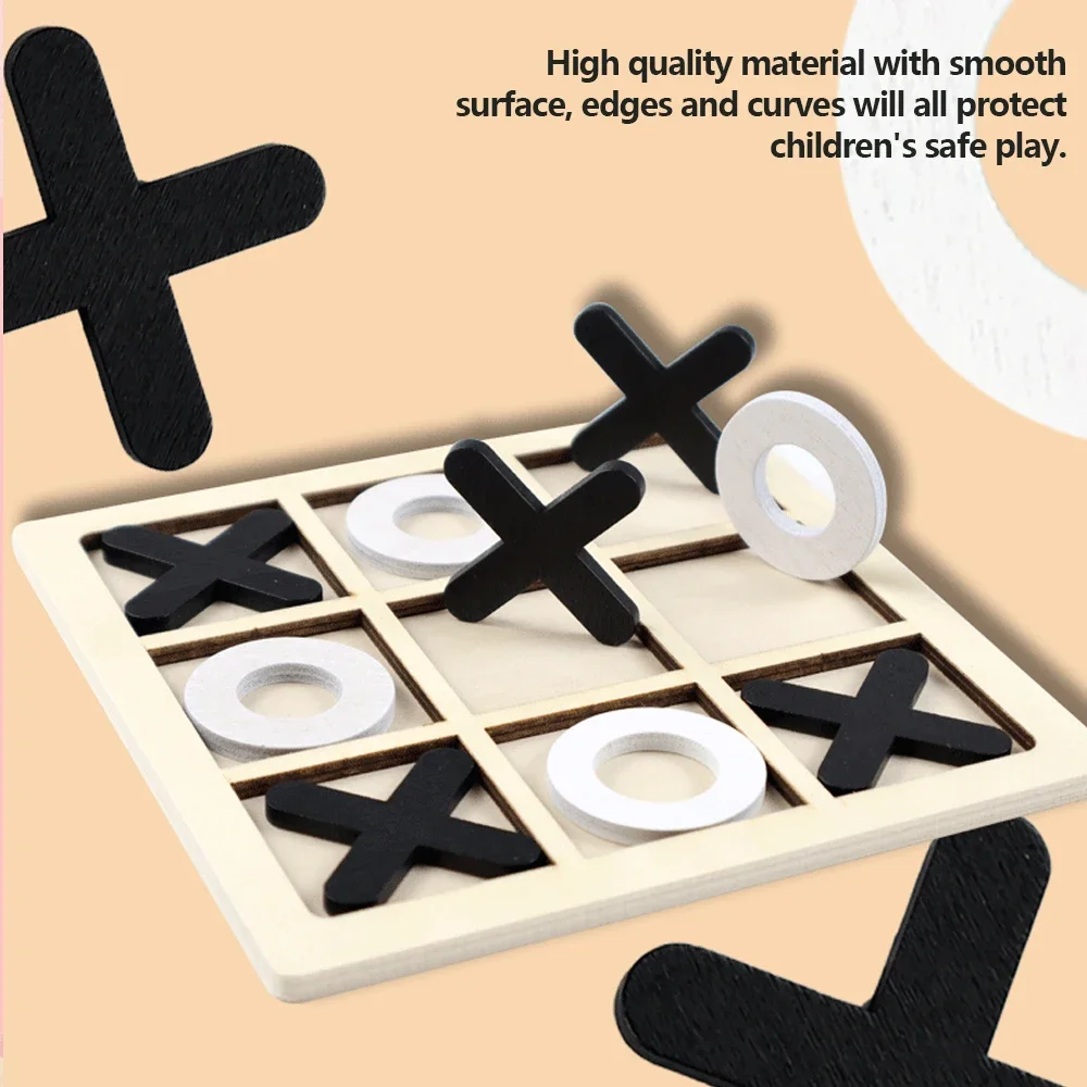 Legno XO Tic Tac Toe Gioco Min - Board Game Education recensione e prezzo