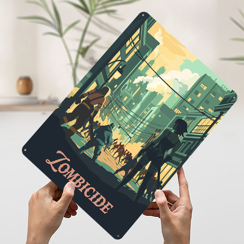 Targa in Metallo Ispirata al G - Board Game Zombicide recensione e prezzo