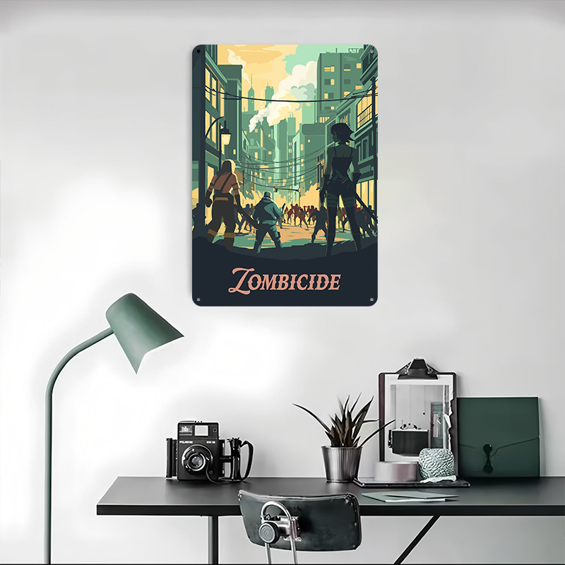 Targa in Metallo Ispirata al G - Board Game Zombicide recensione e prezzo