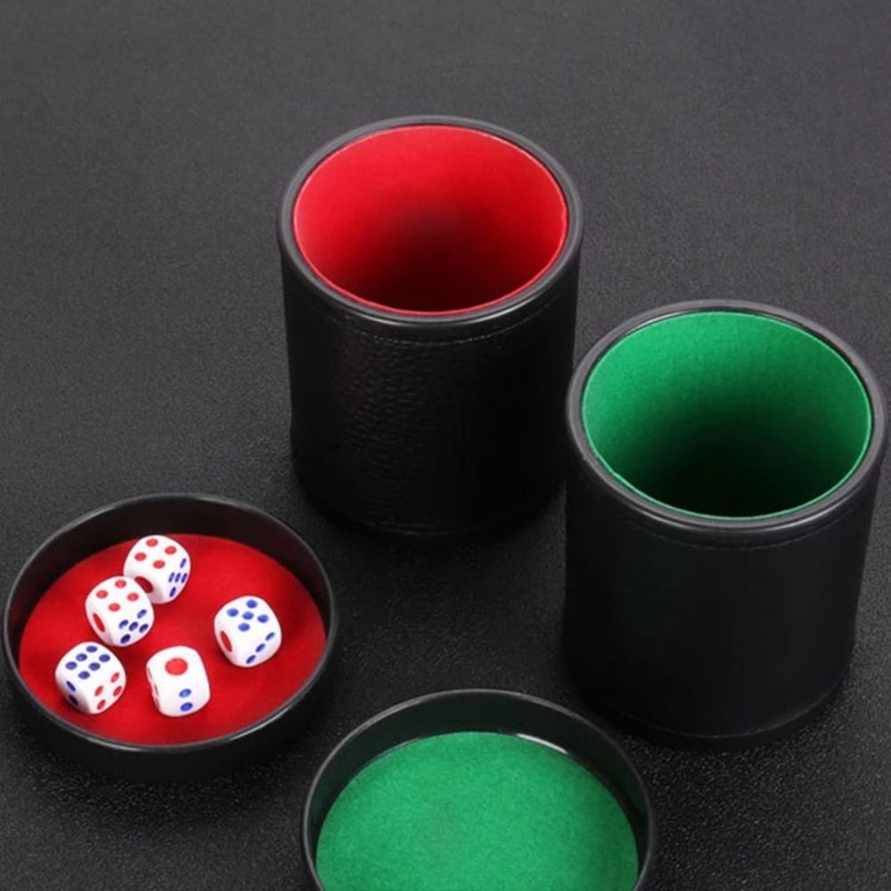 Coppetta per Dadi in Pelle con - Board Game Yahtzee recensione e prezzo
